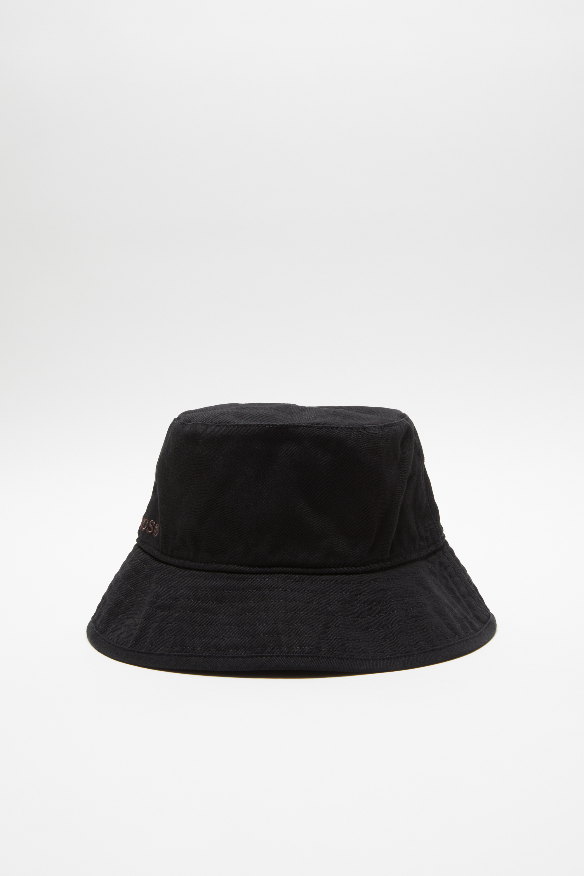 Acne Studios Twill Bucket Hat In Black