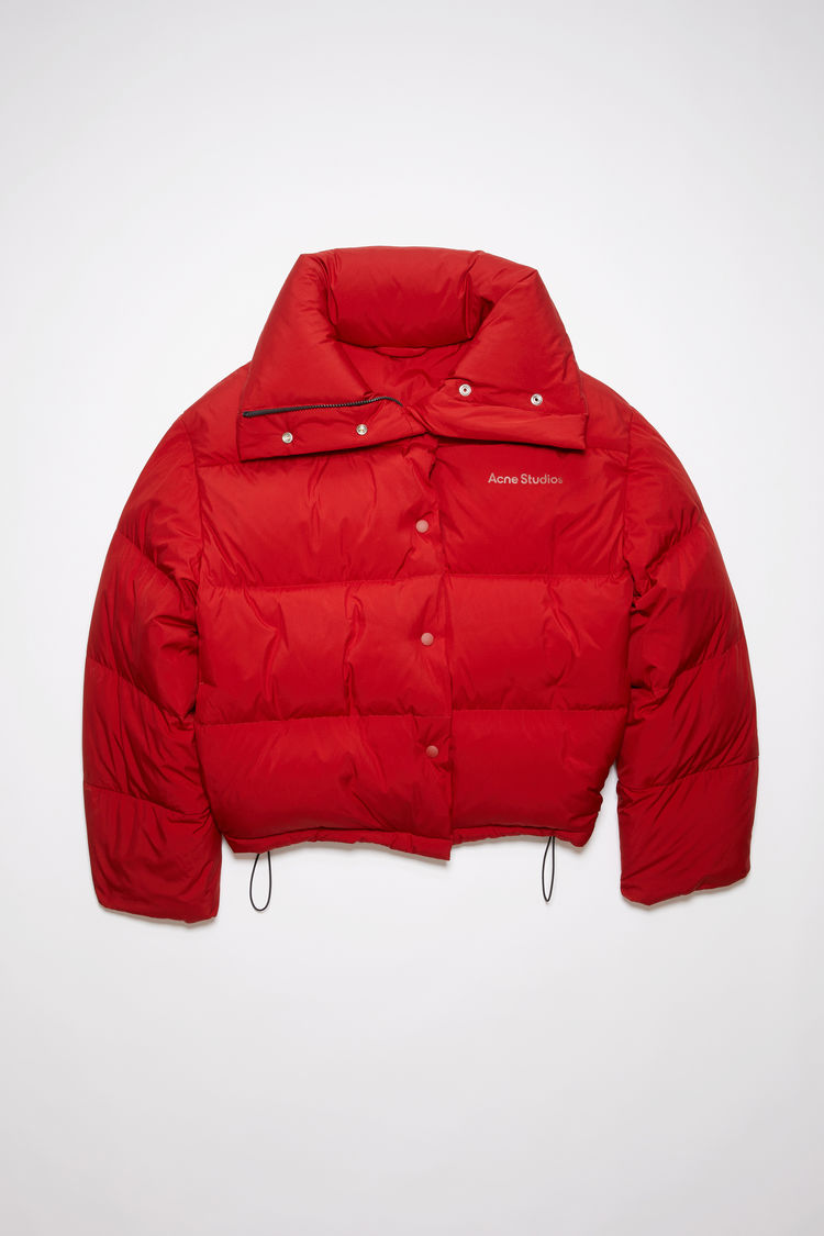 Acne Studios Down Puffer Jacket In Cherry Red