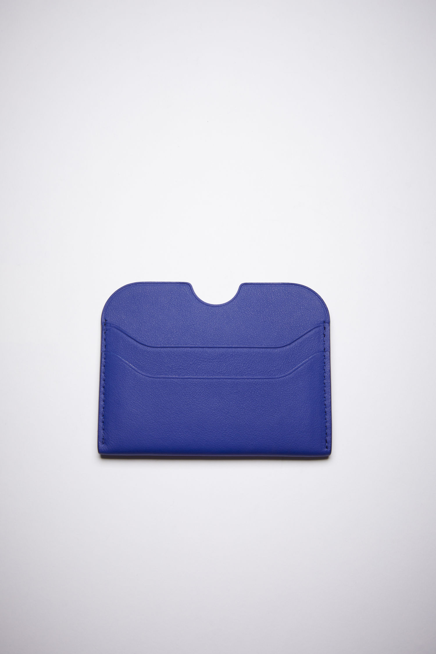 Acne Studios Leather card holder Blue