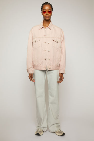 acne studios pink denim jacket