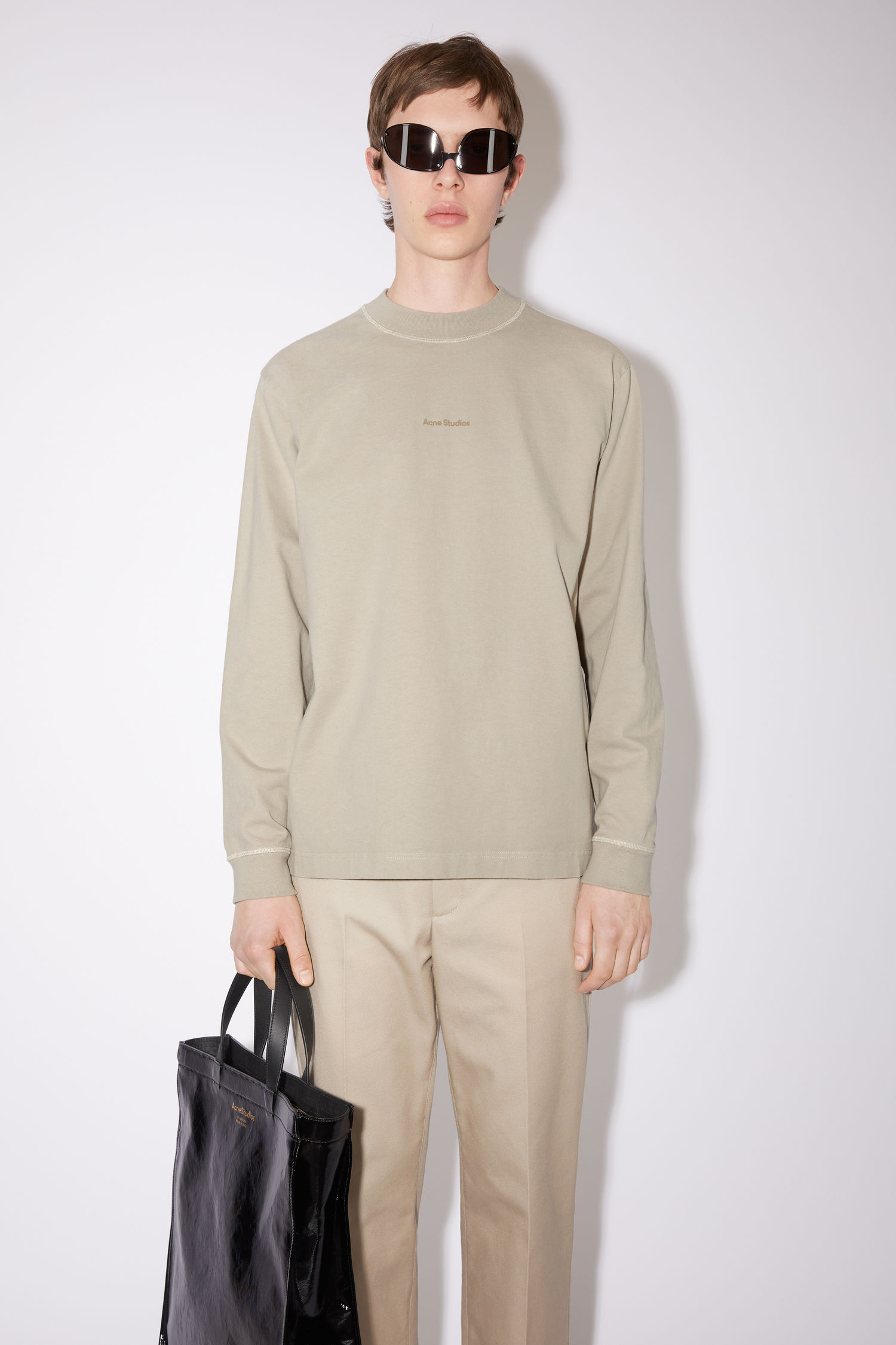t-shirt long sleeve t-shirt - Oyster grey