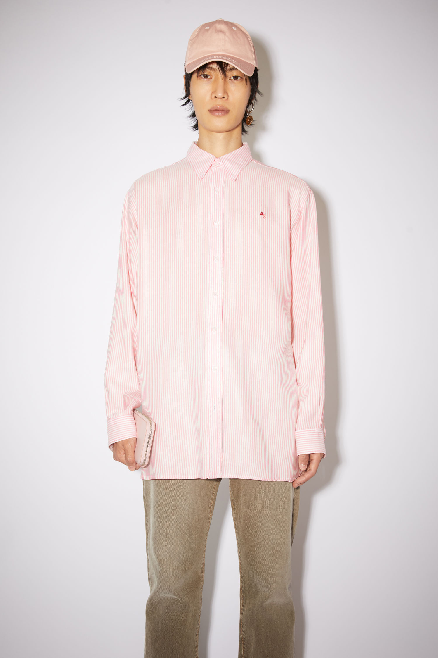 아크네 스튜디오 셔츠 Acne Studios Striped shirt - Pink