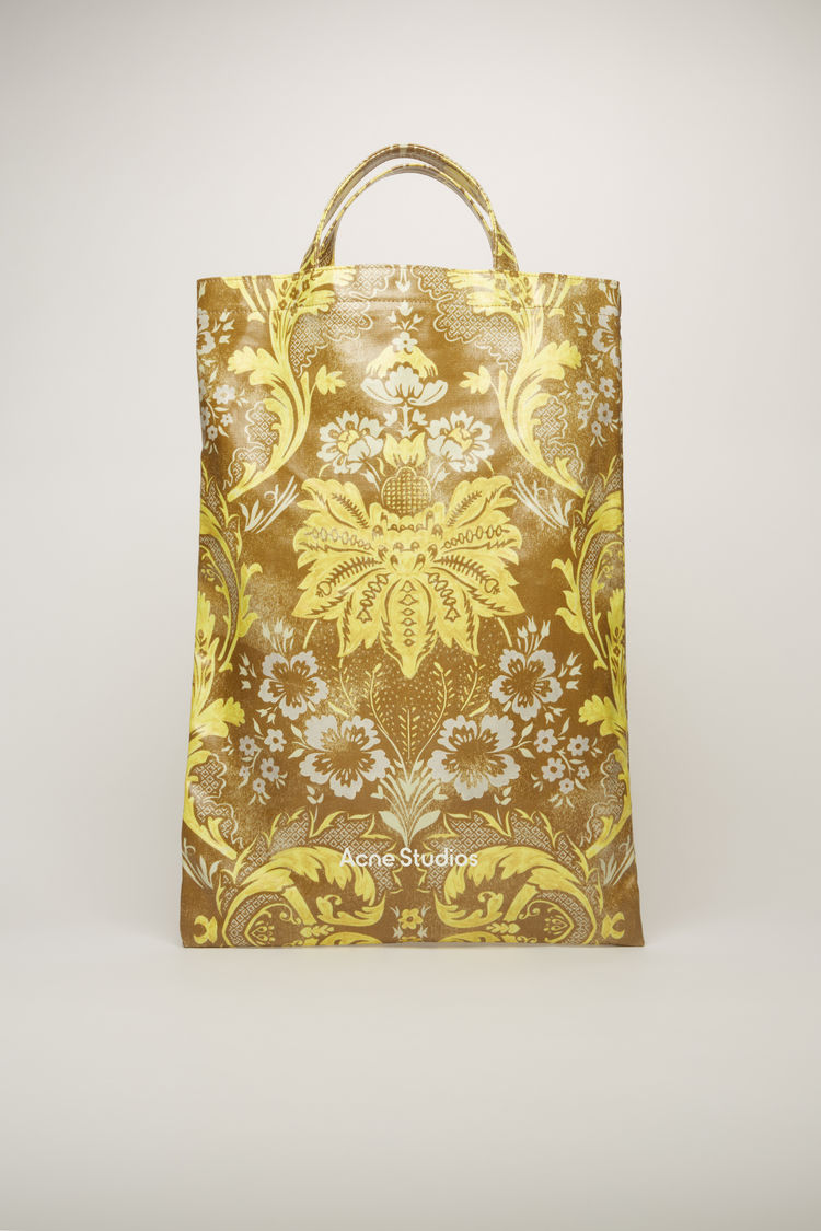 yellow floral bag