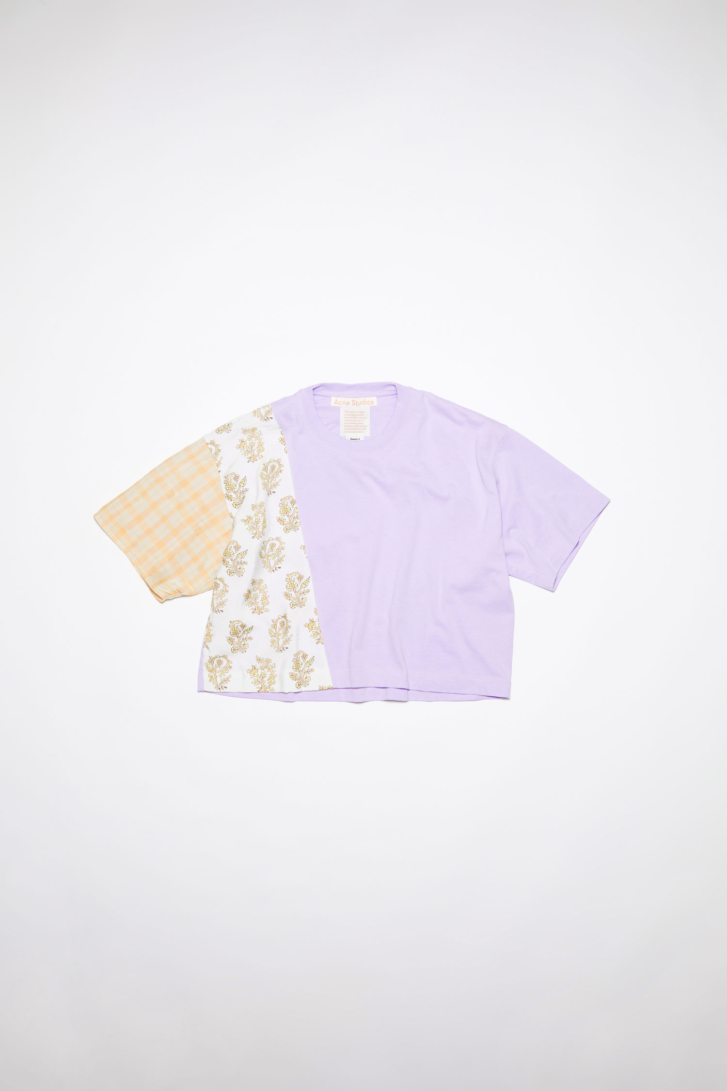 아크네 스튜디오 티셔츠 Acne Studios Short sleeved t-shirt - Lilac/lavender