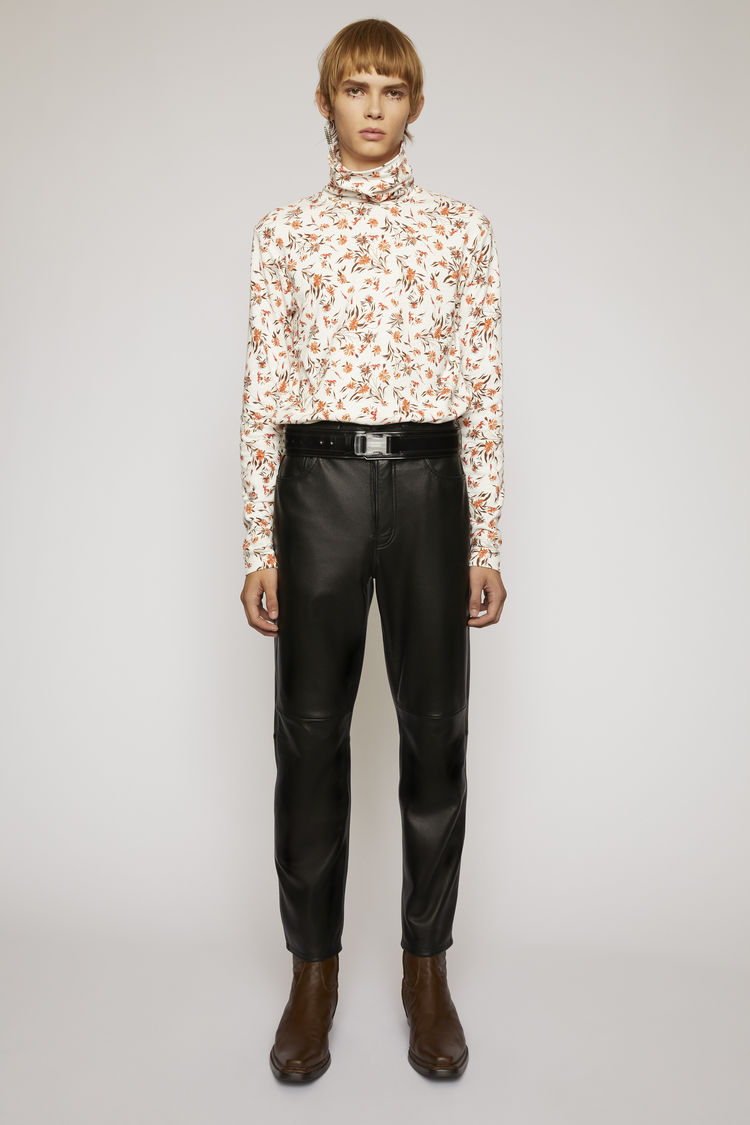 Acne Studios - Leather trousers Black