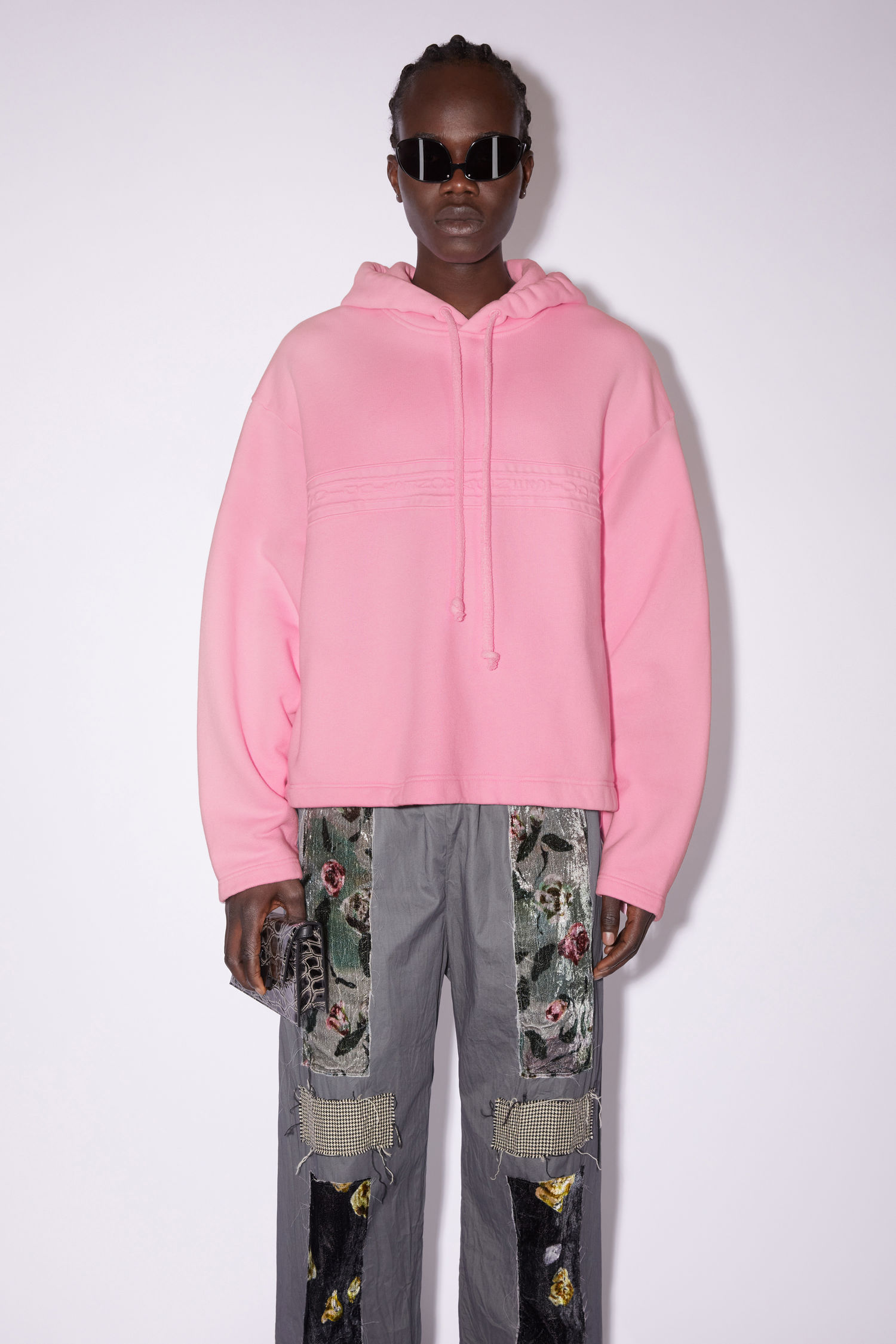blush colored hoodie