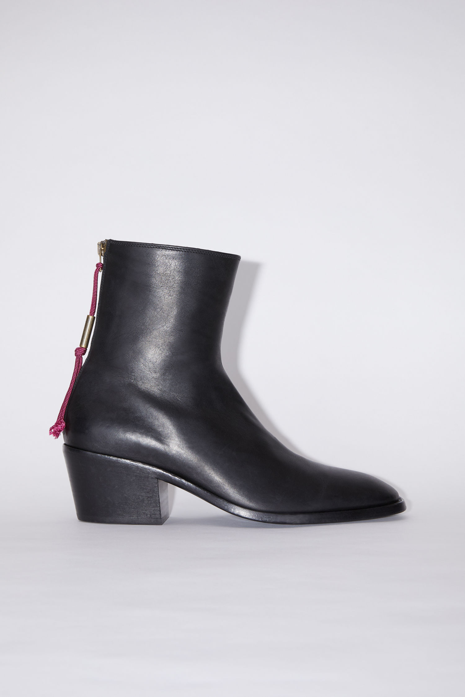 아크네 스튜디오 부츠 Acne Studios Leather boots - Black