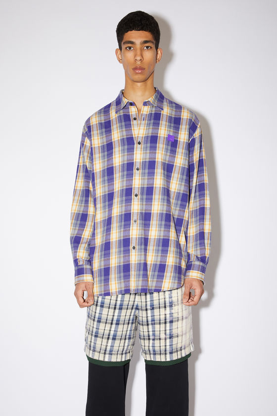 FA-UX-SHIR000022, Purple/mustard yellow