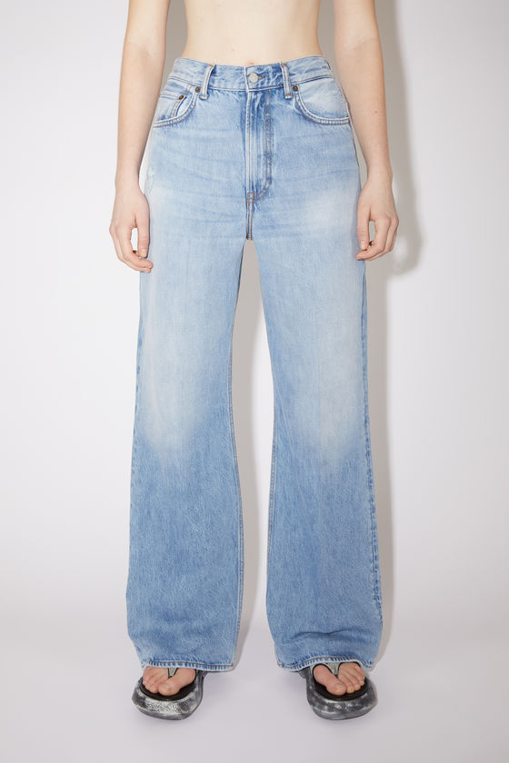 WOMEN FASHION Jeans Straight jeans Print Blue 40                  EU discount 97% Cortefiel straight jeans 