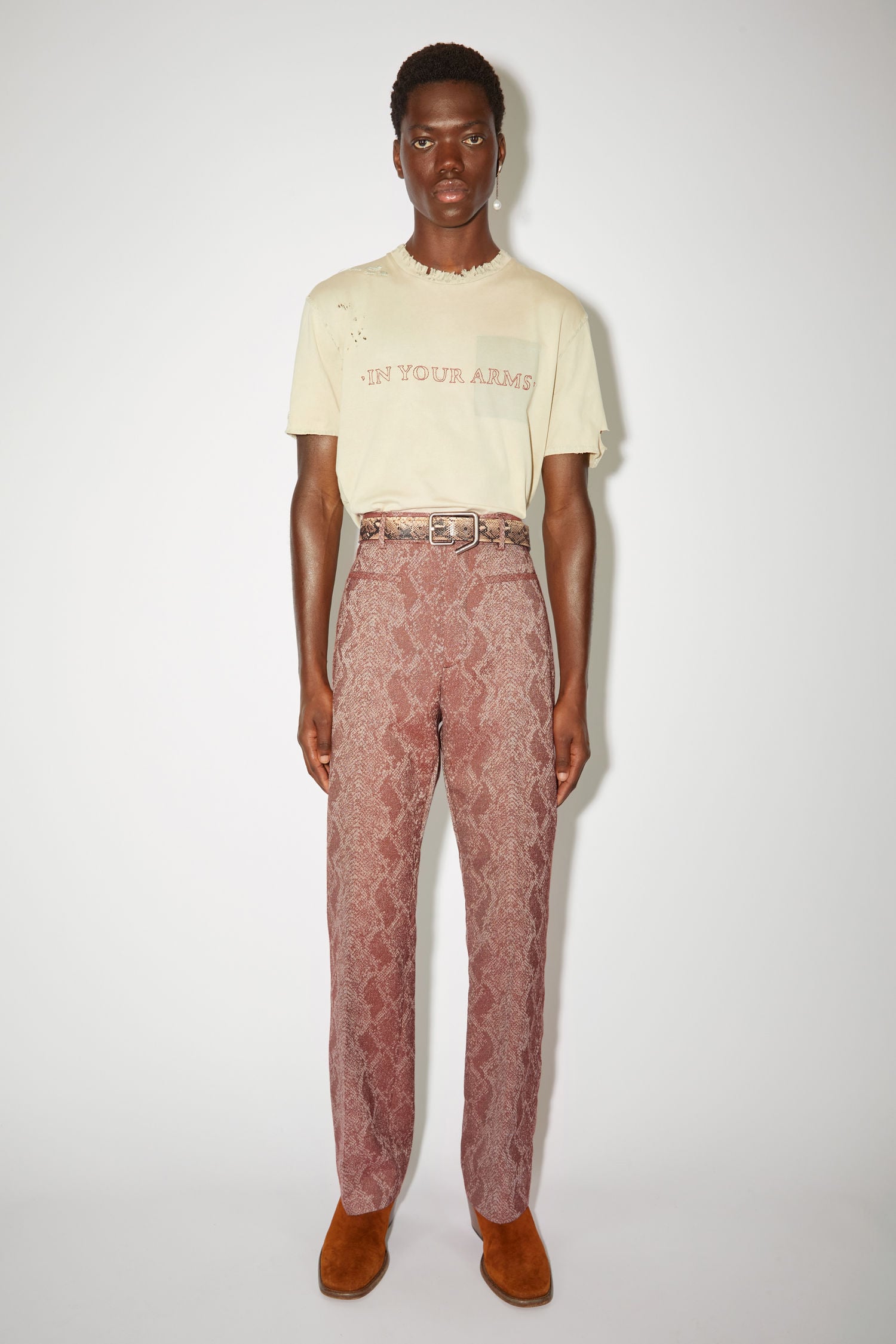Acne Studios - Tailored trousers - Rust red