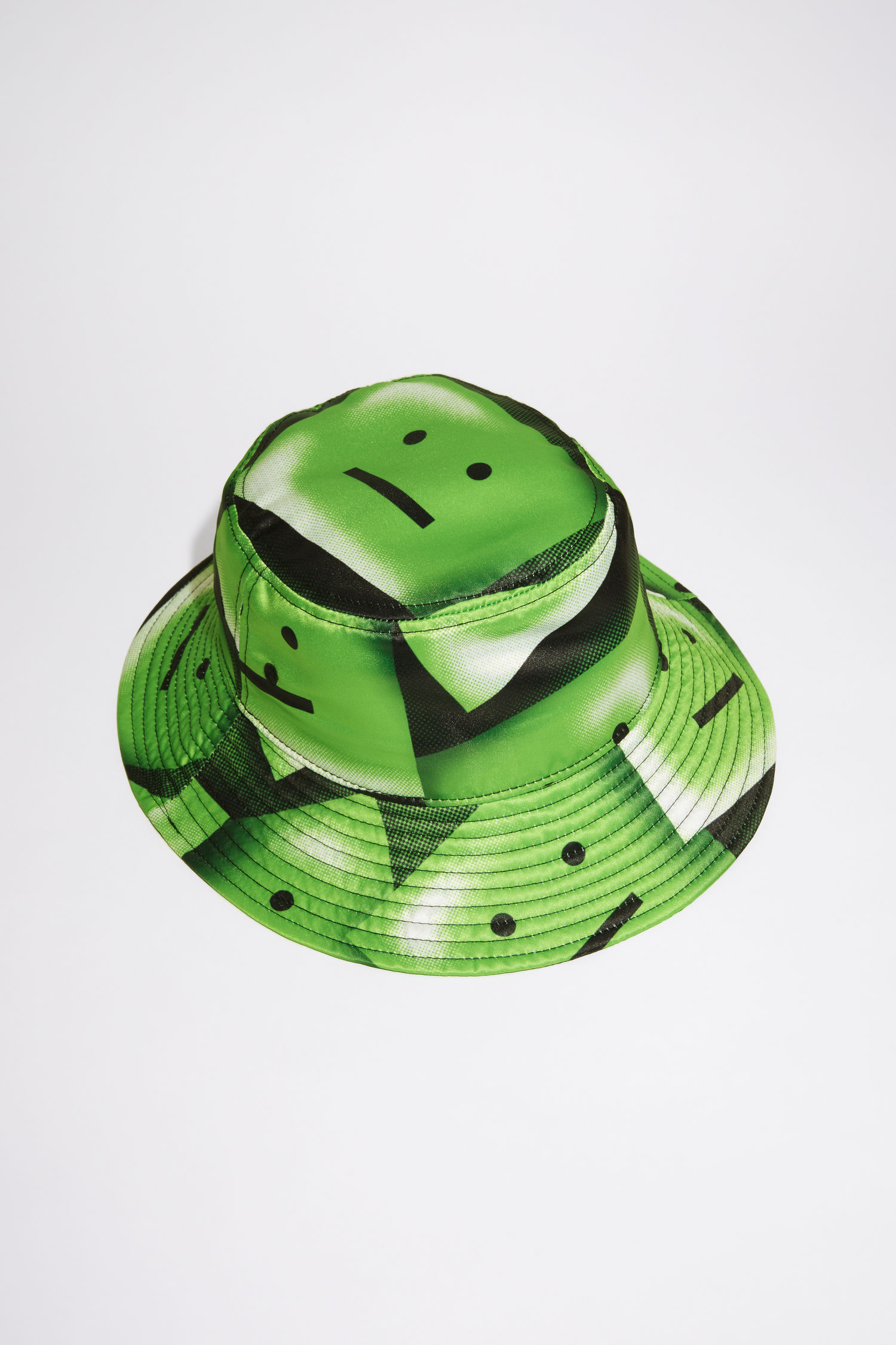 Acne Studios - Face bucket hat - Green