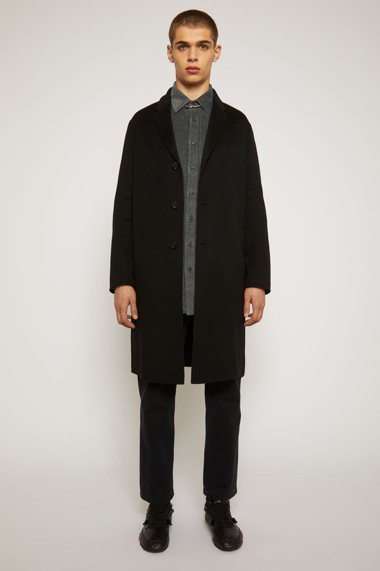 Acne Studios Double-faced Wool Coat Black