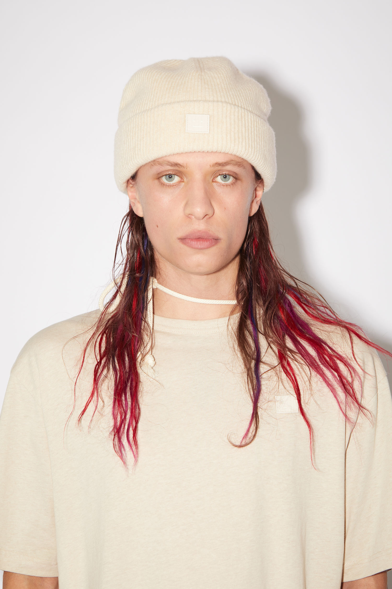 Acne Studios - Ribbed beanie hat 