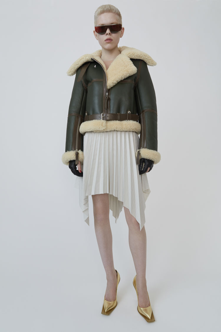 acne studios shearling aviator jacket
