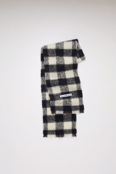 acne studios check scarf
