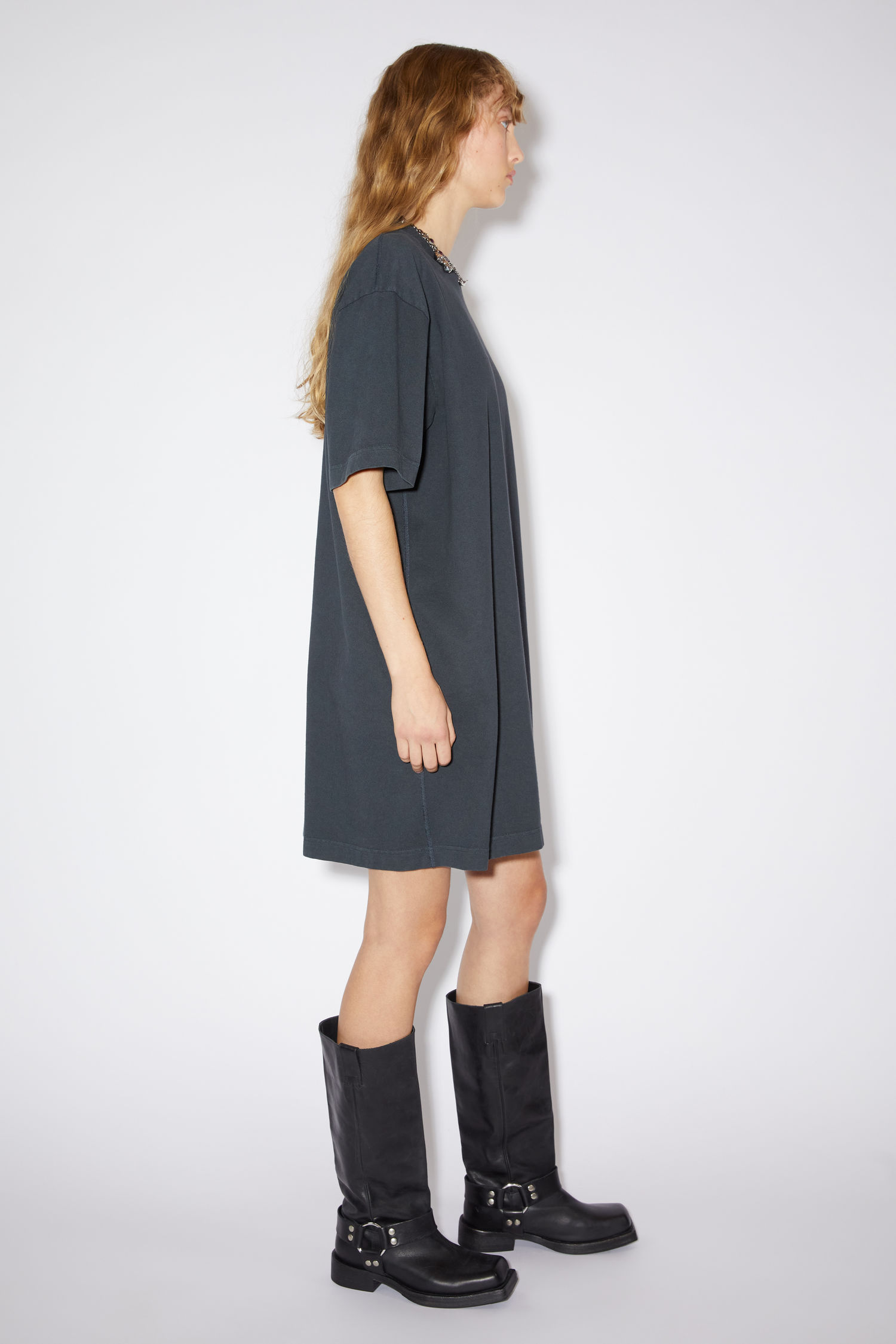 Acne Studios - Logo t-shirt dress - Black