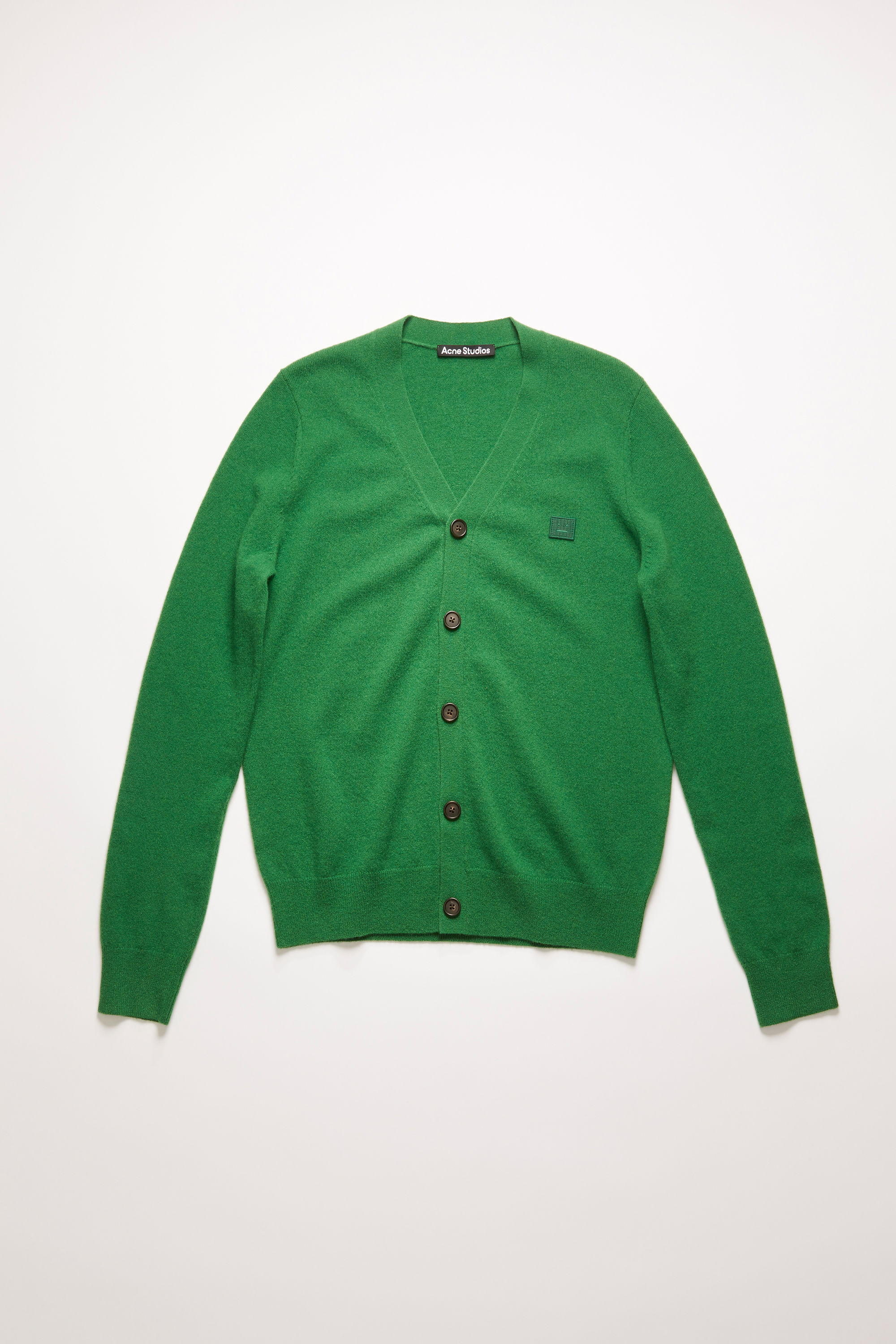 acne studios green cardigan