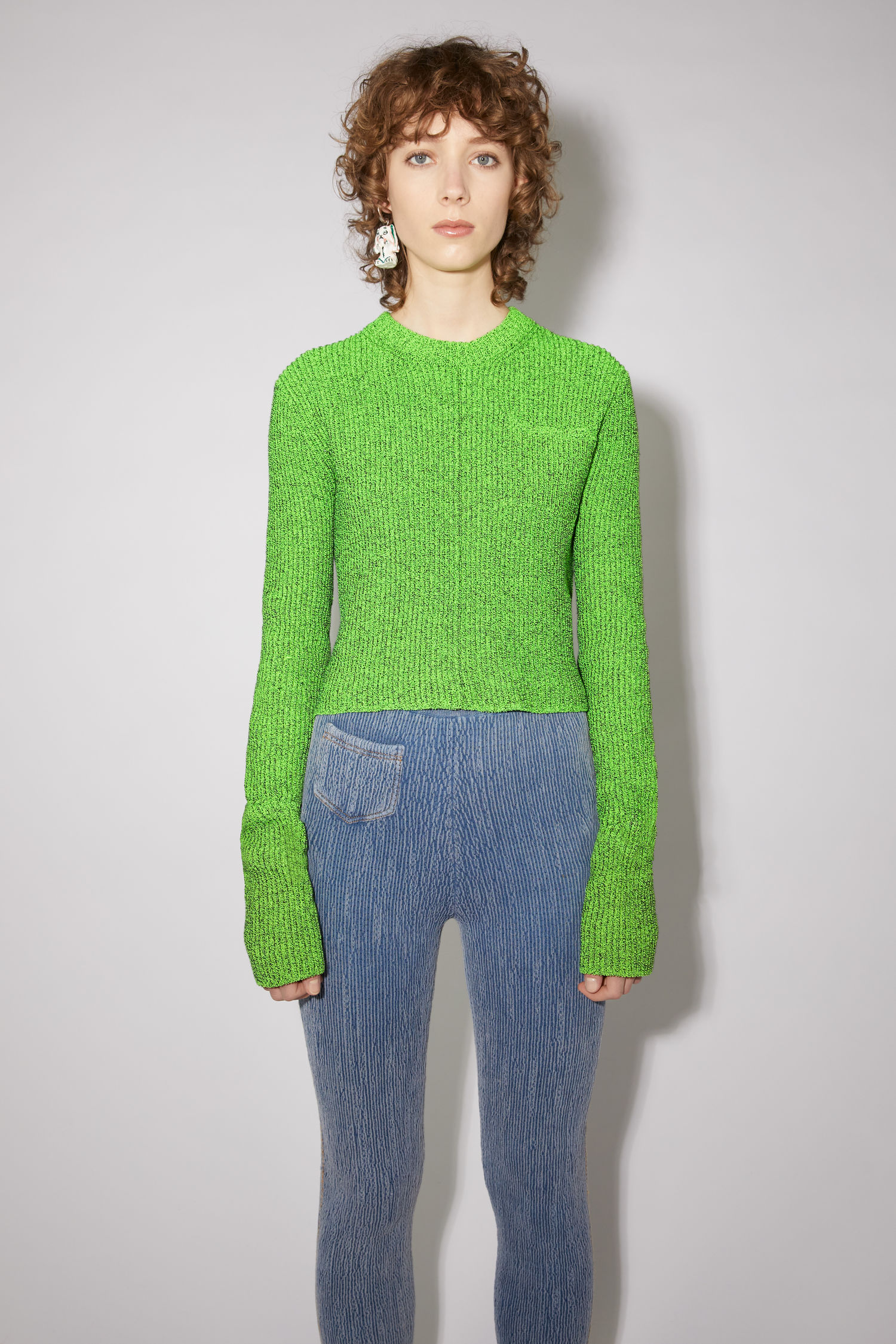 acne studios yellow sweater