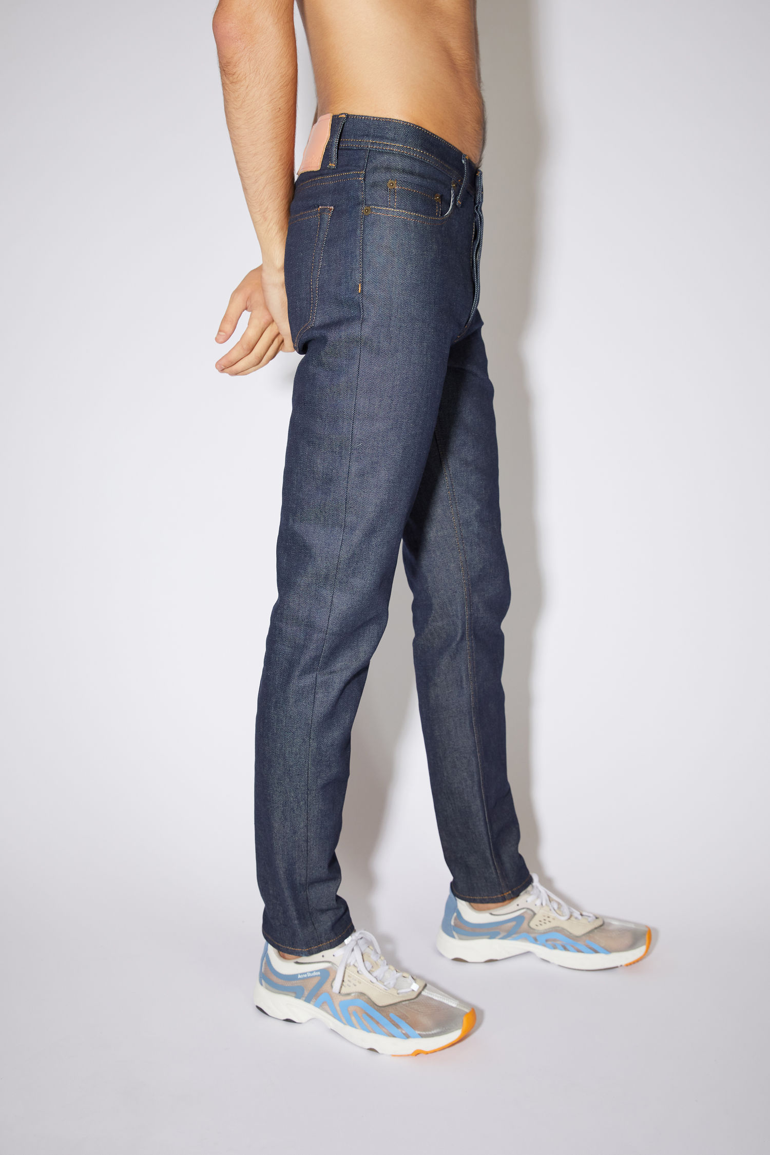 Slim tapered jeans - Indigo blue