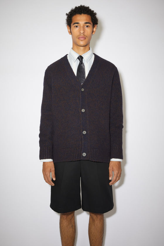 FN-MN-KNIT000228, Navy/brown