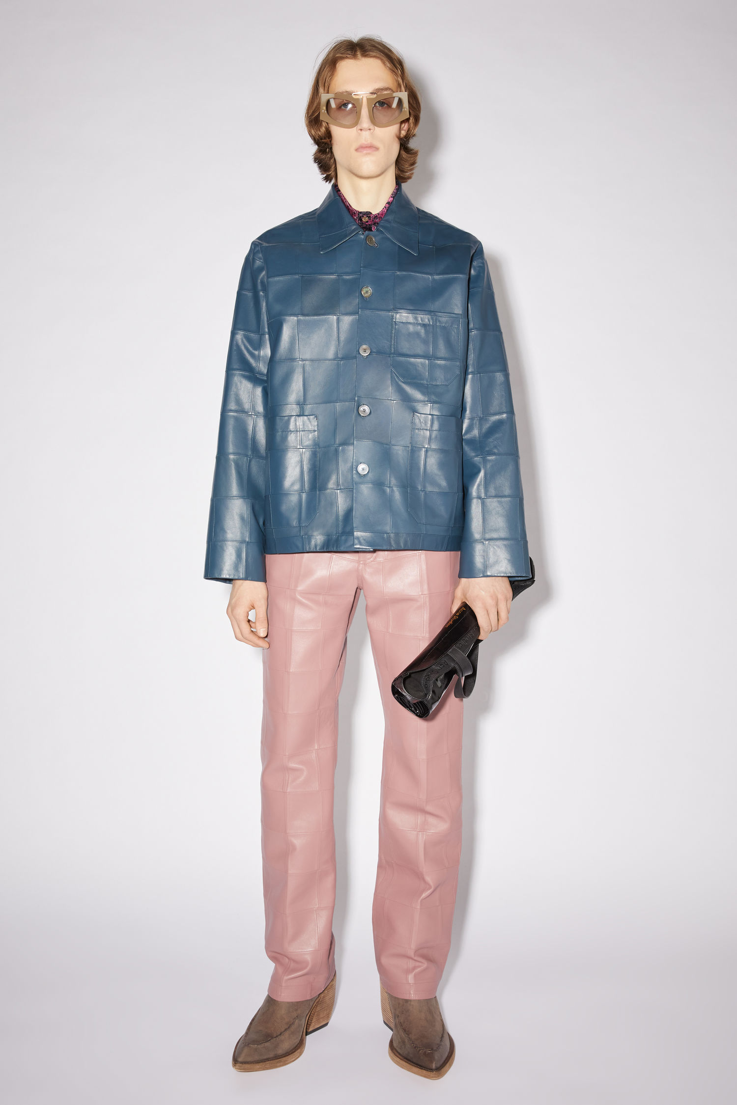 acne studios leather jacket