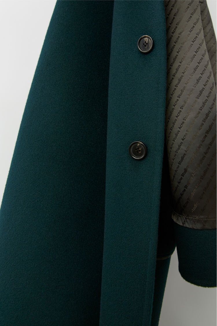 Acne Studios Oversized Coat Bottle Green