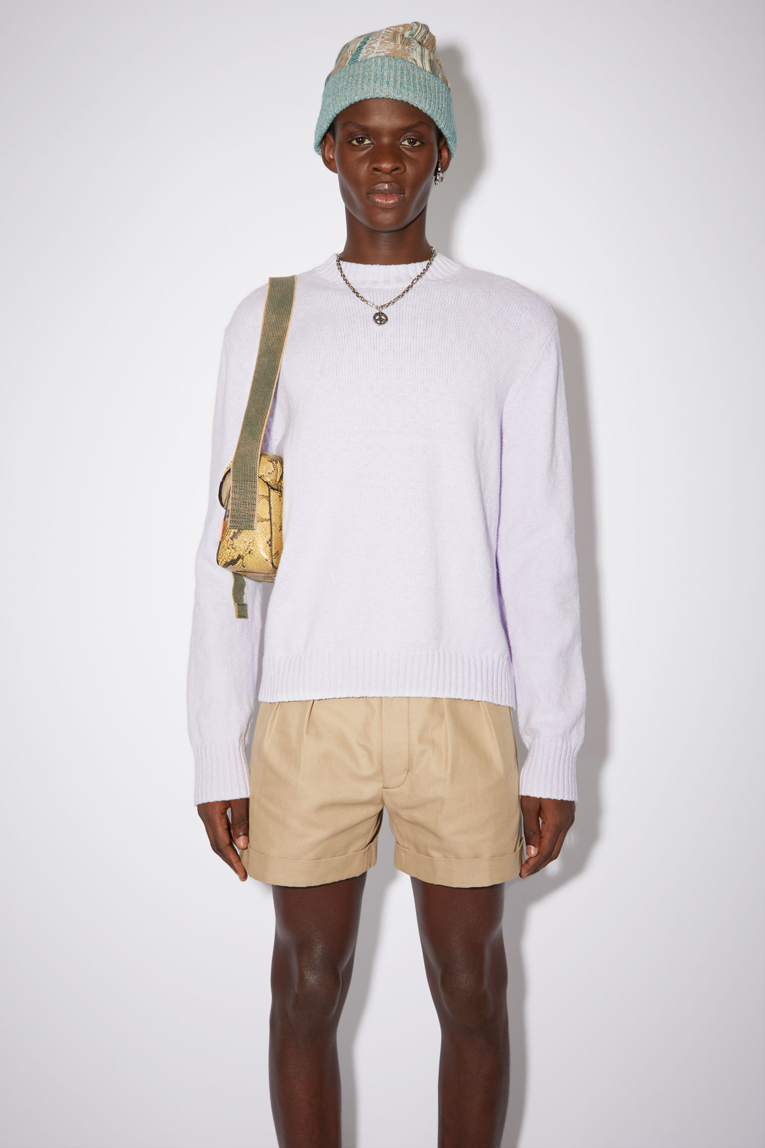 Crew neck sweater - Lavender purple