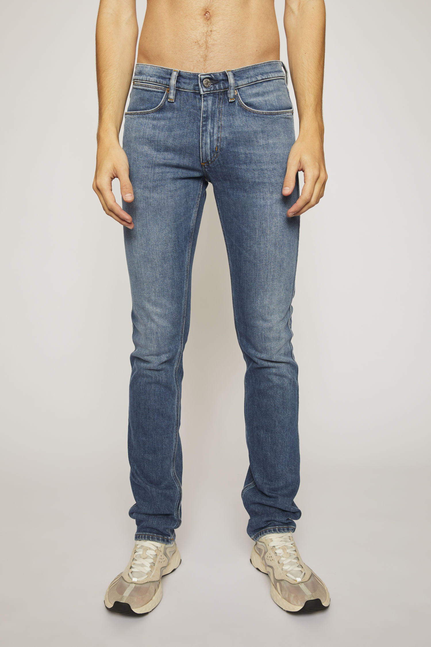 Acne Studios Low-rise Slim Jeans In Color