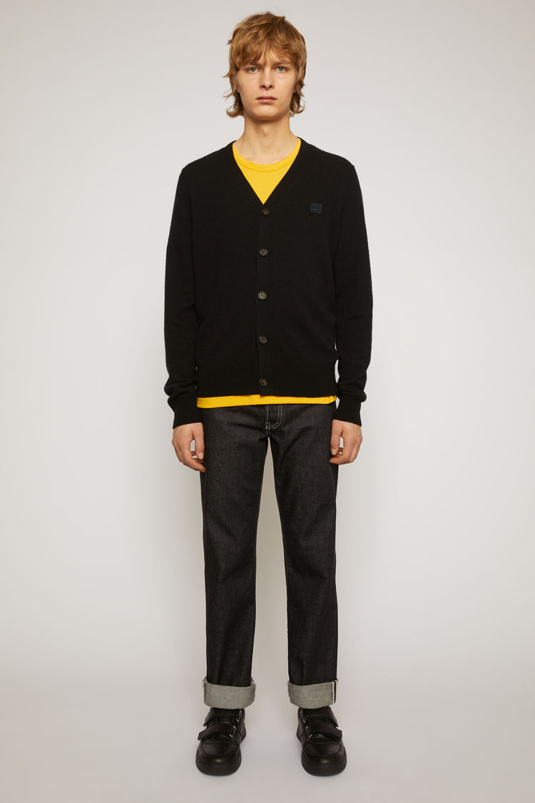 acne studios black cardigan