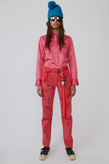 BL&Aring; KONST Acne Studios 2002 Satin Bright pink 375x