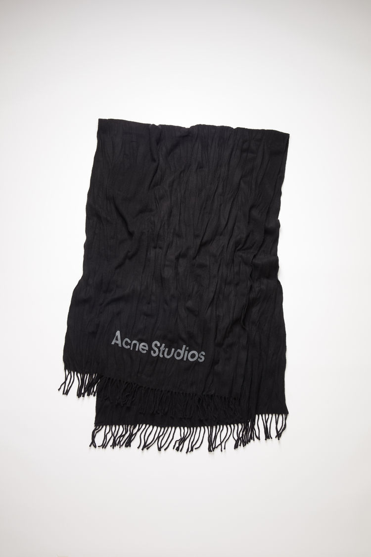 acne studios scarf black