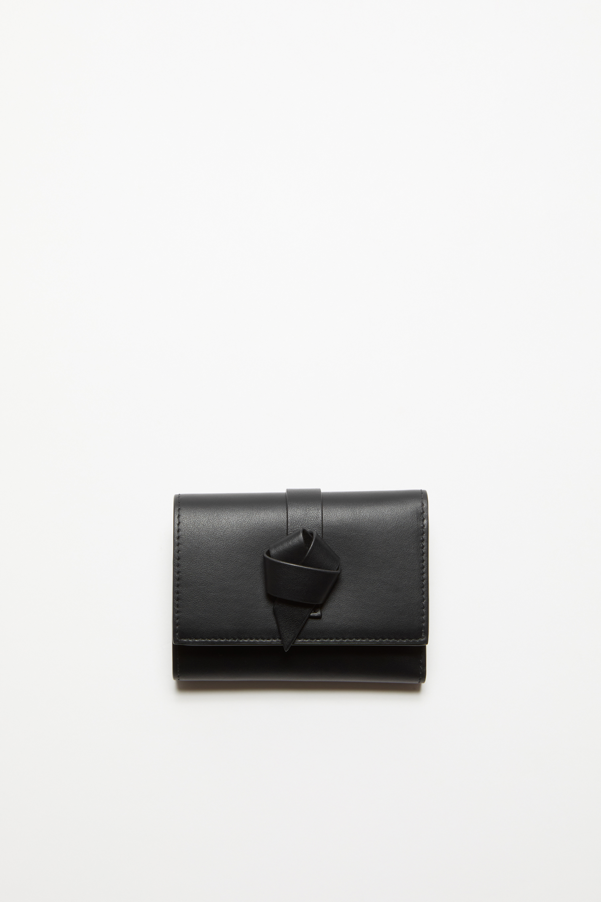 Acne Studios Musubi Folded Wallet In Black