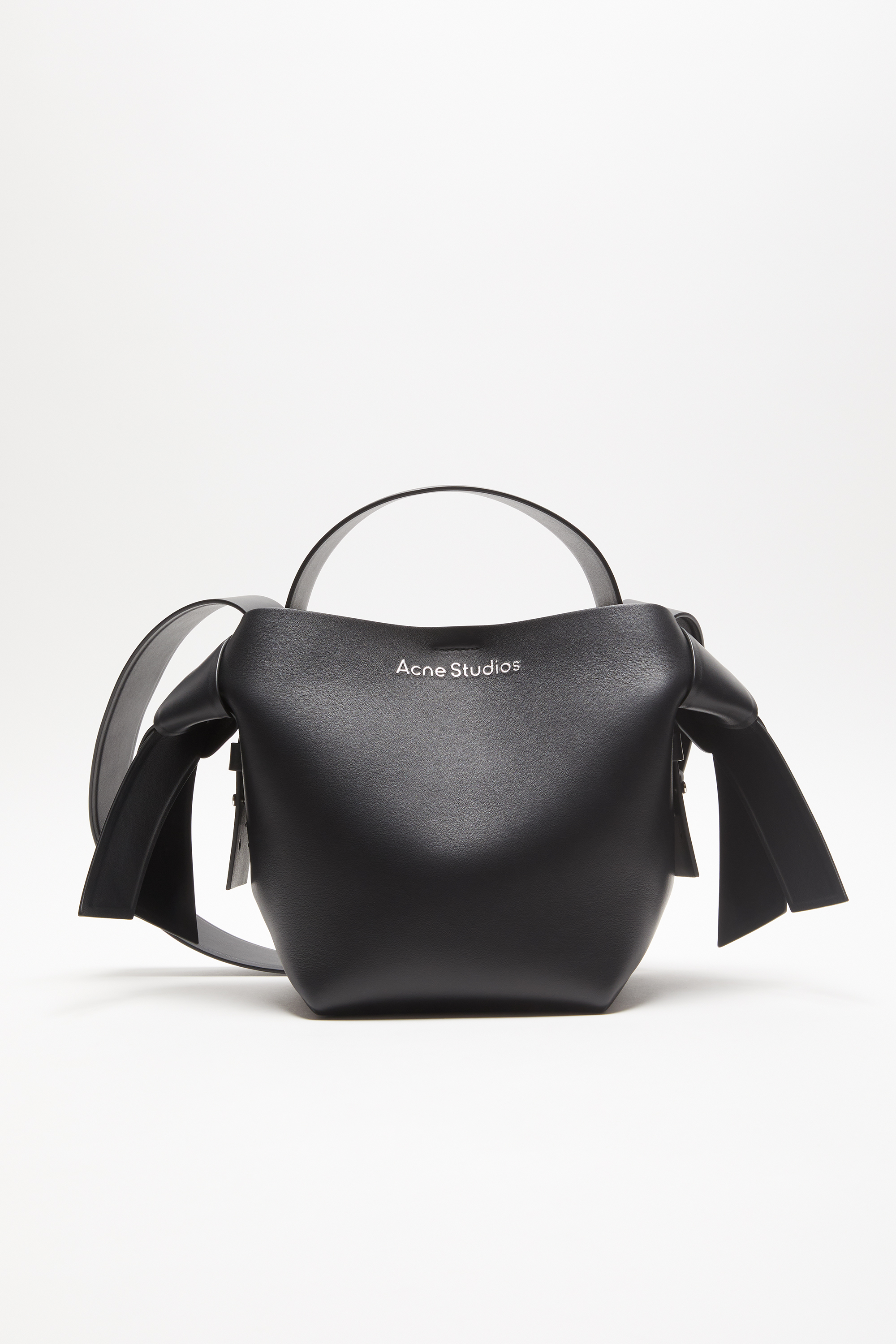Acne Studios Musubi Mini Shoulder Bag In Black