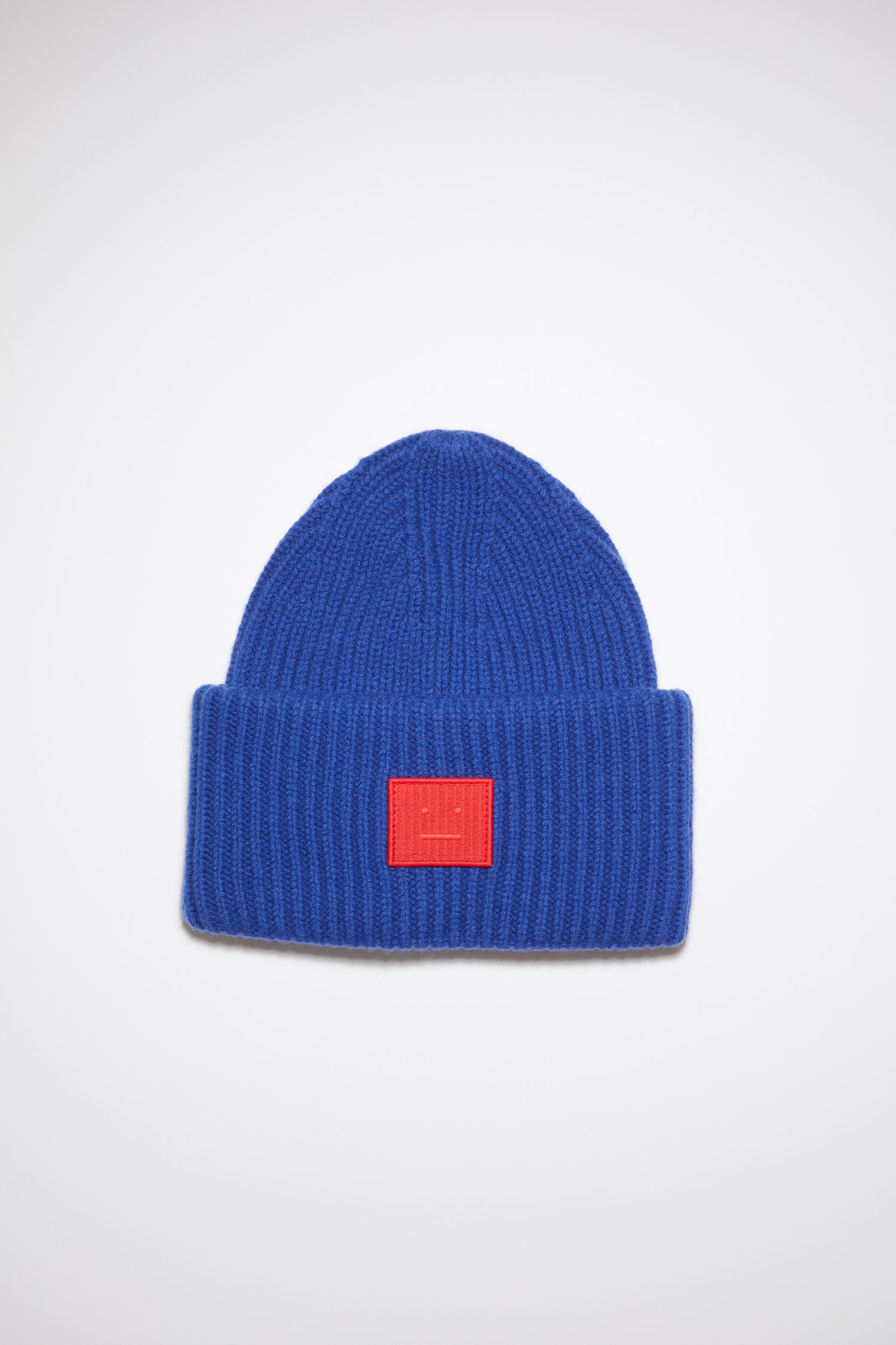 Face logo beanie - Ultramarine blue