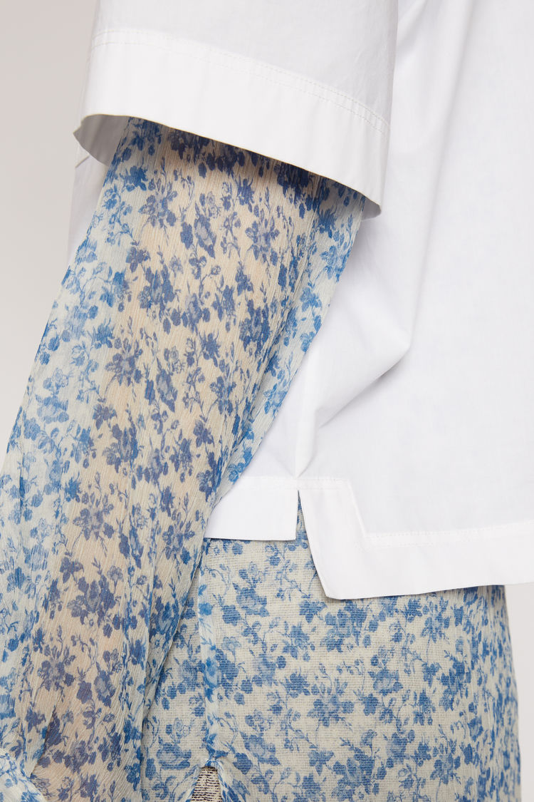 ACNE STUDIOS Cropped safari shirt White