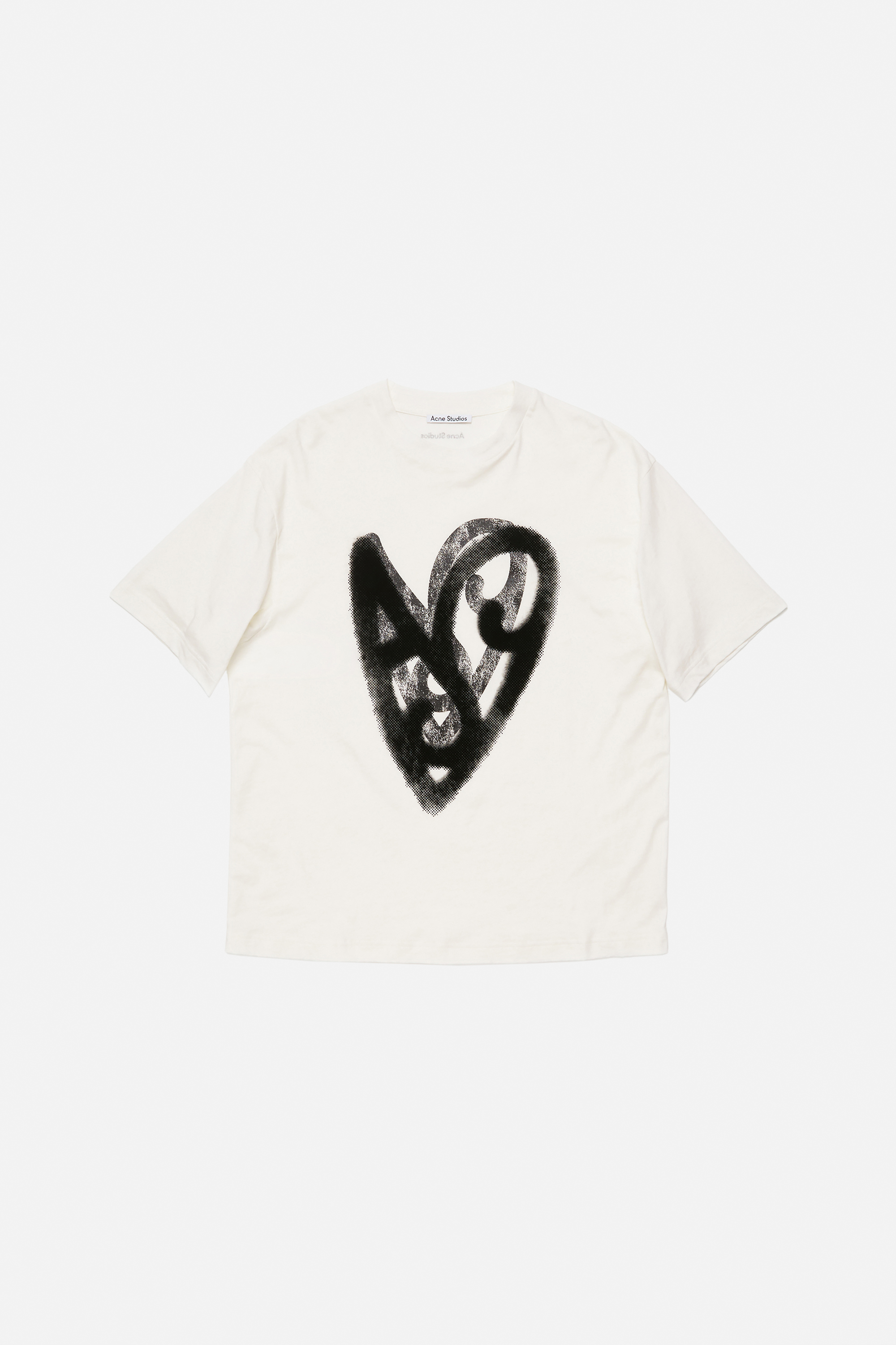 Acne Studios Printed T-shirt In White