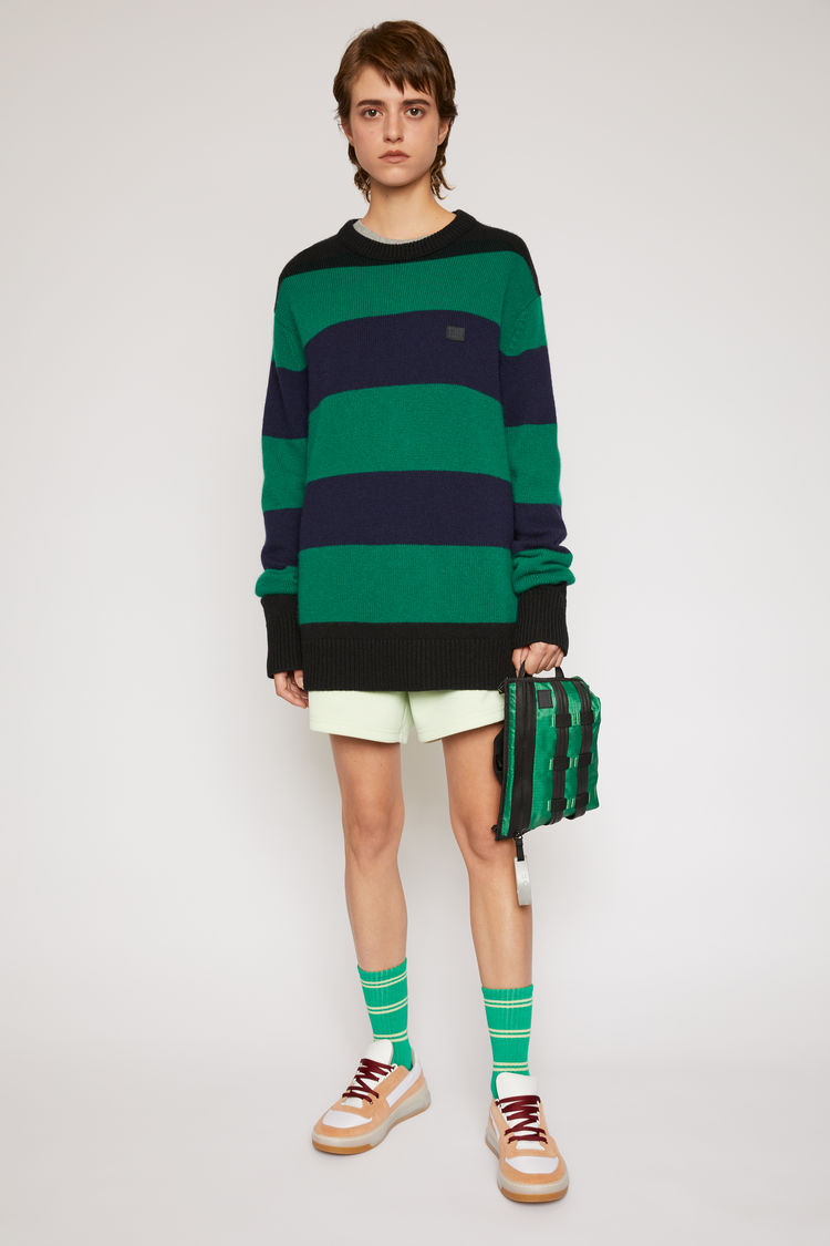 Acne Studios Oversized Striped Sweater Black/multi