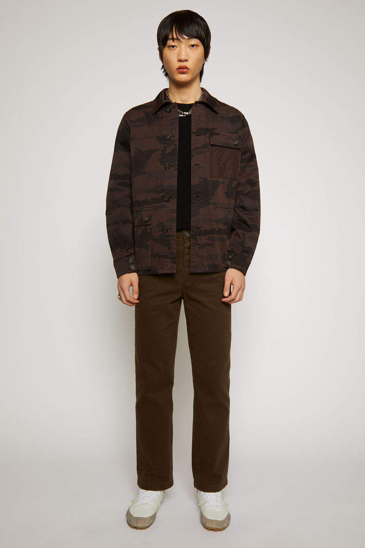 black straight leg chinos