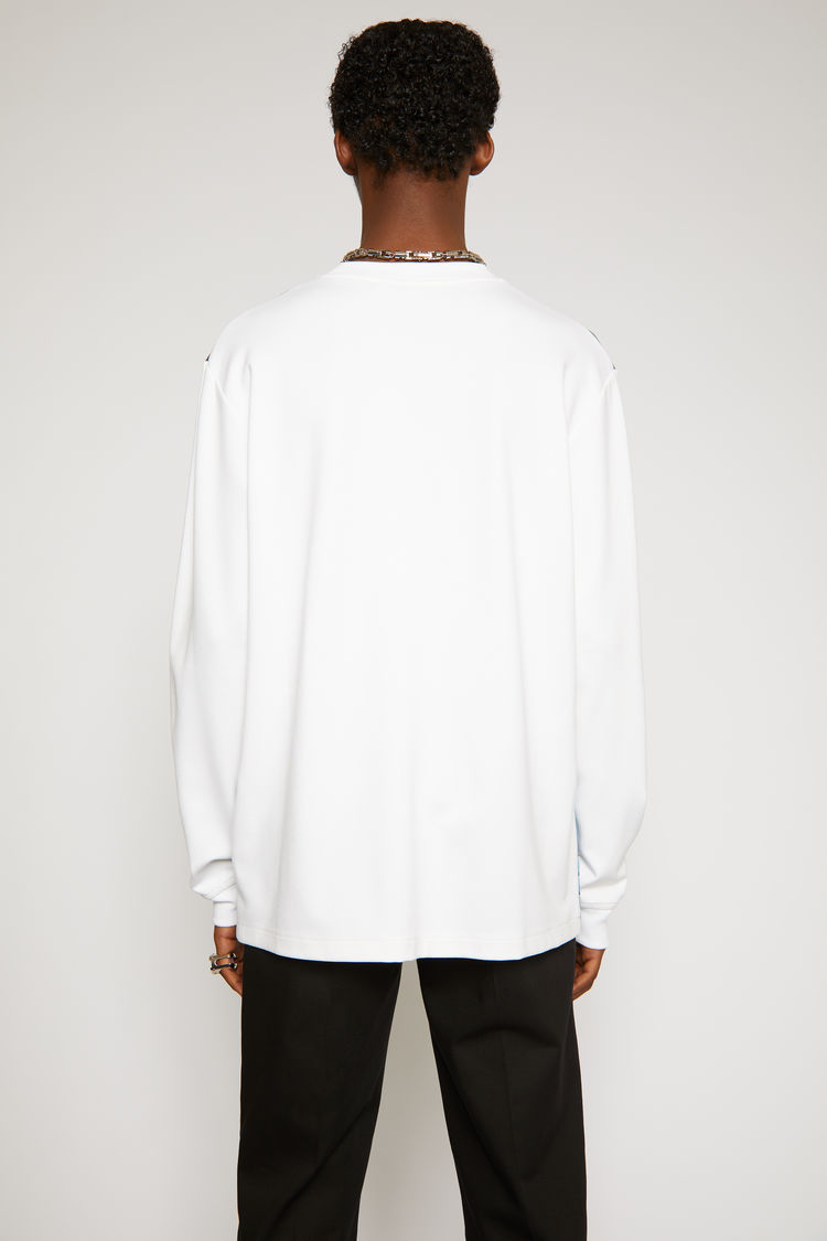 ACNE STUDIOS Surreal landscape-print t-shirt Optic White