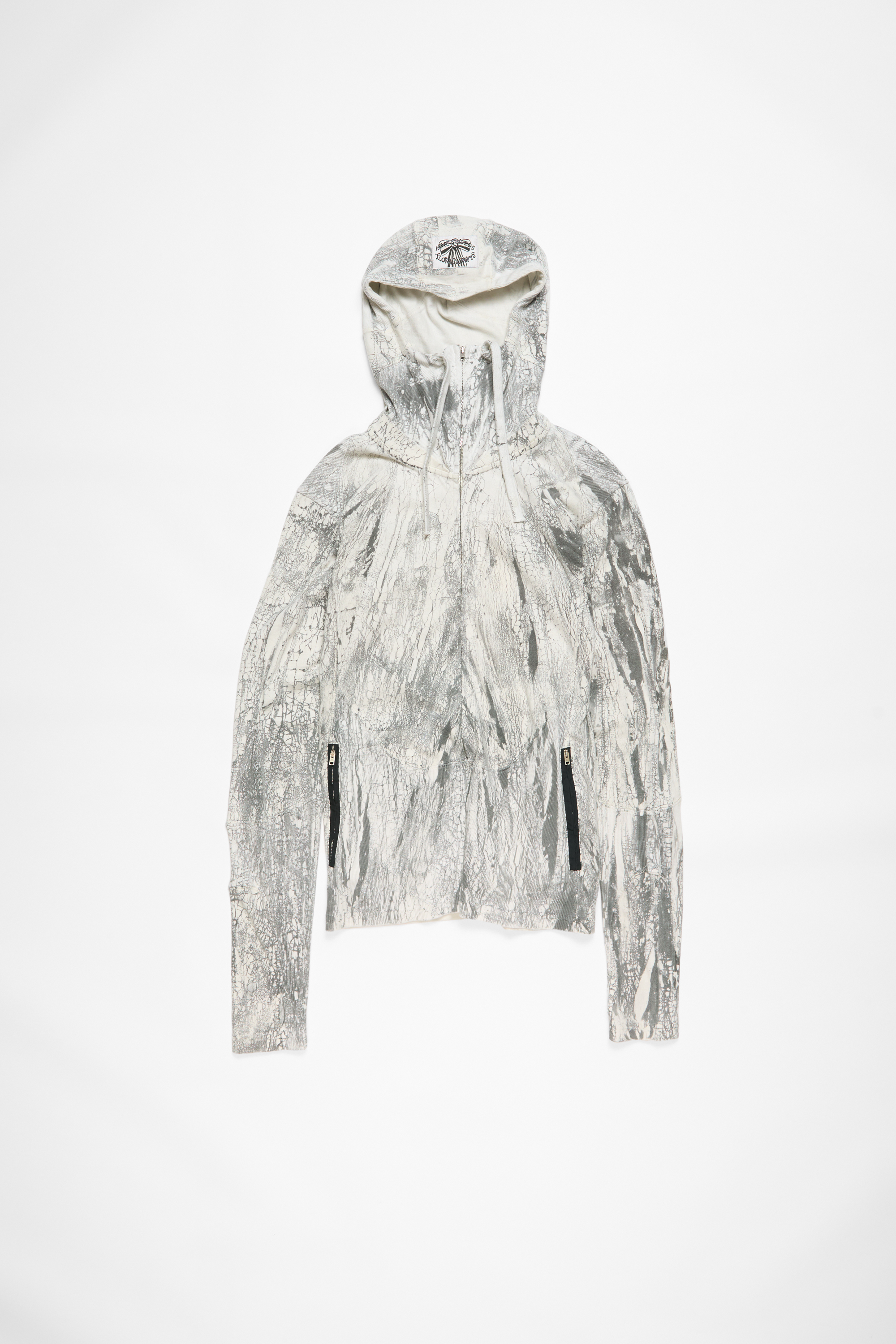 ACNE STUDIOS GEFÄRBTER PULLOVER MIT REISSVERSCHLUSS