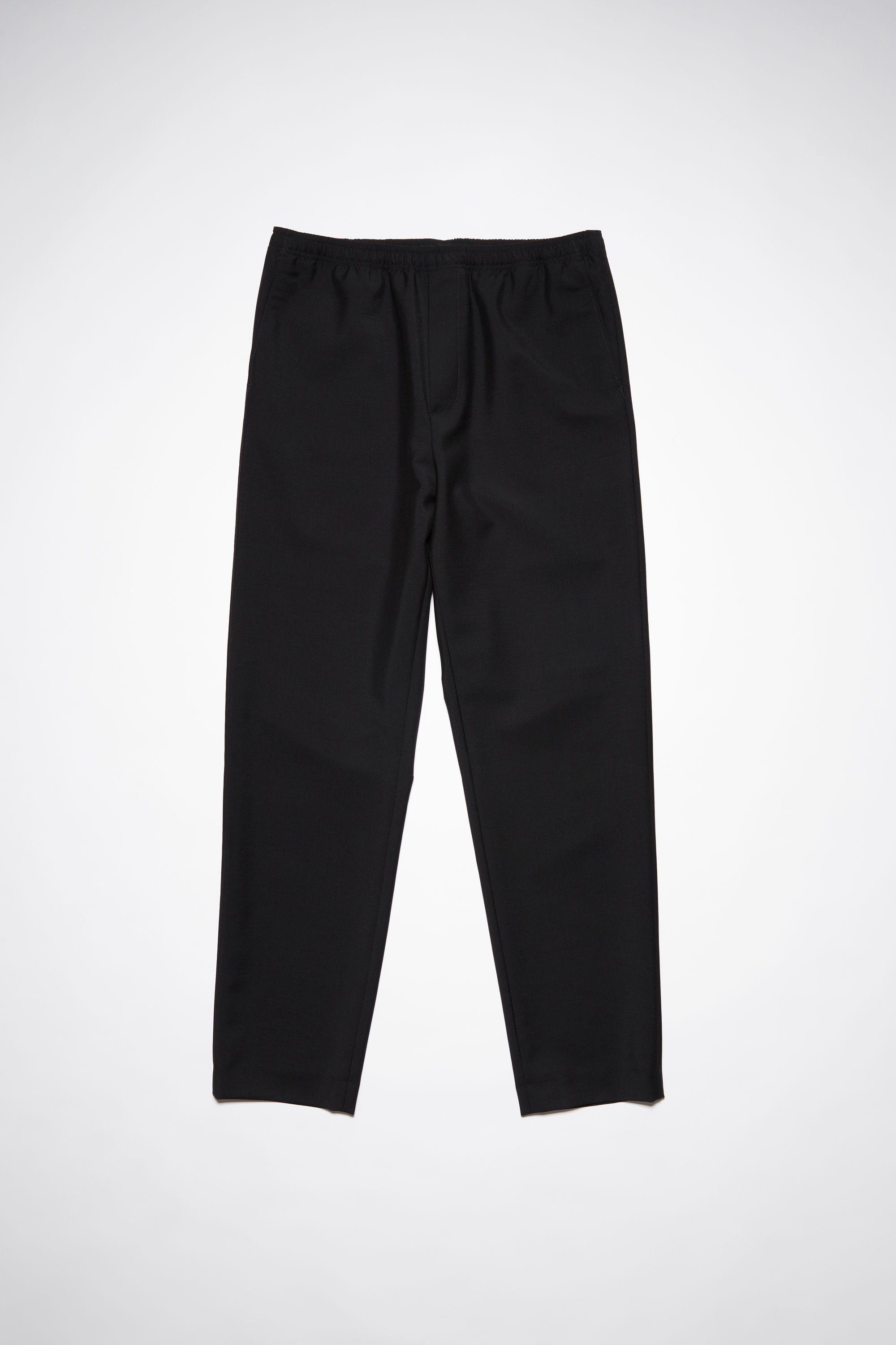 Acne Studios Loose Fit Suit Trousers In Black | ModeSens