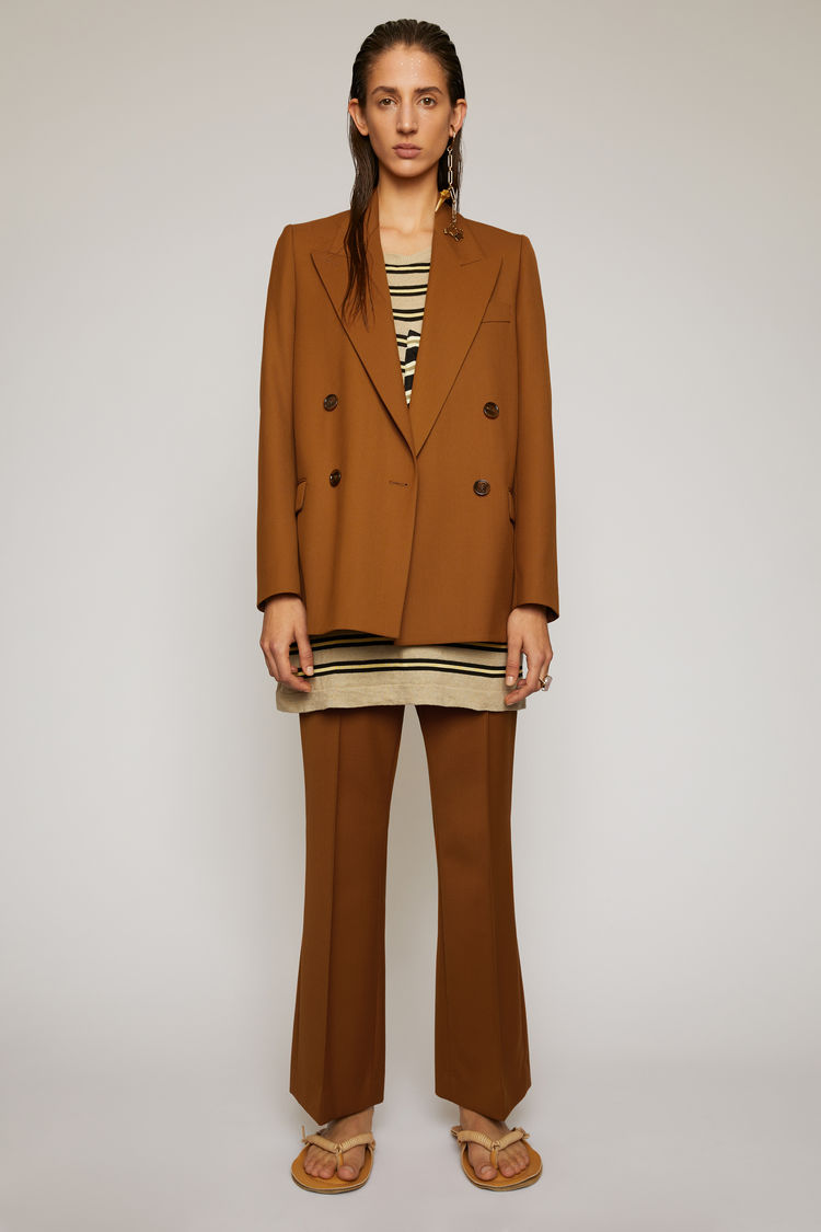 専用です。メイセールAcne Studios ブラウン ジャンパー 34 Acne Studios Double-breasted Suit Jacket Cognac Brown
