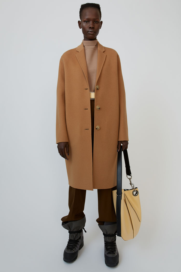 acne studios camel coat