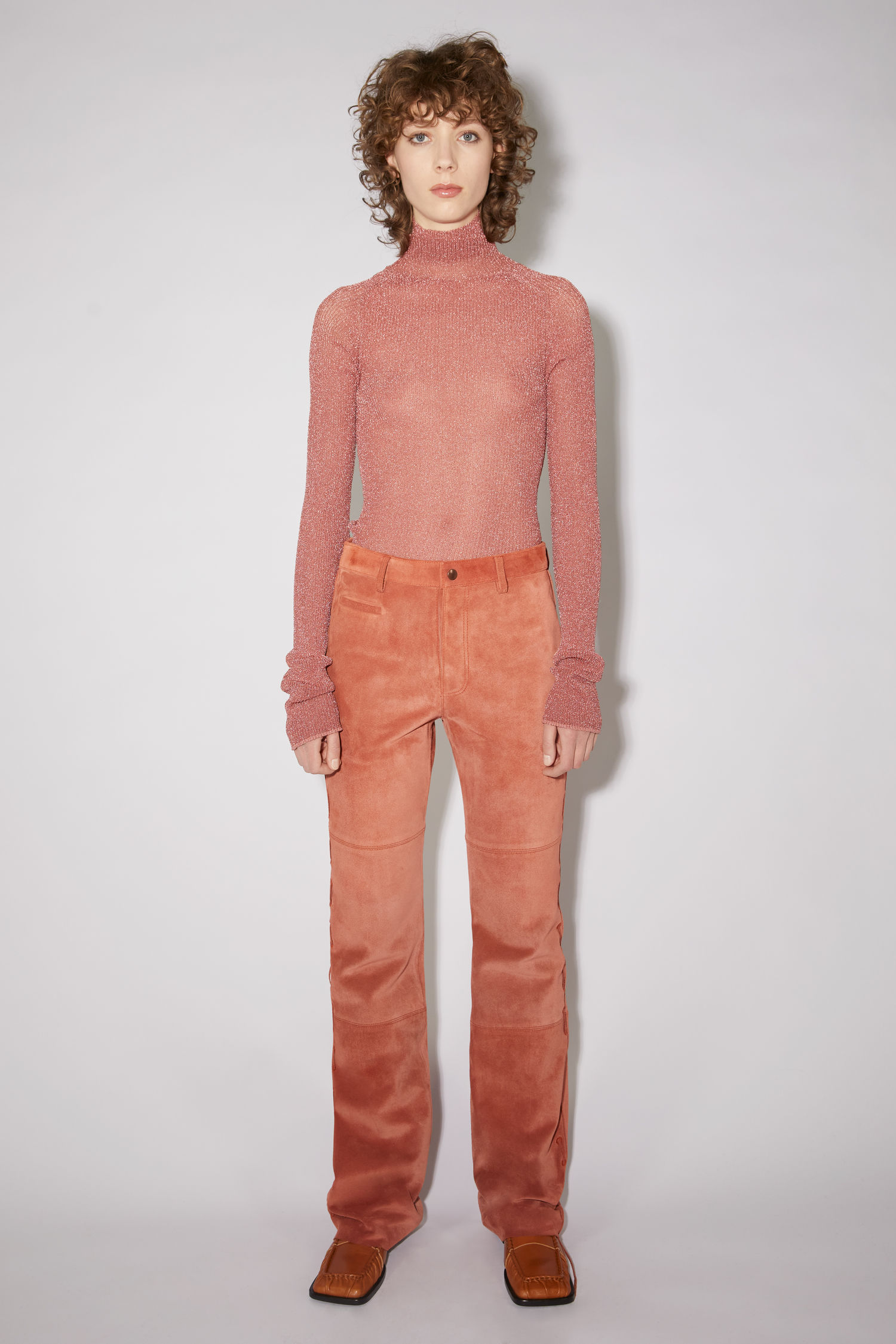 suede trousers
