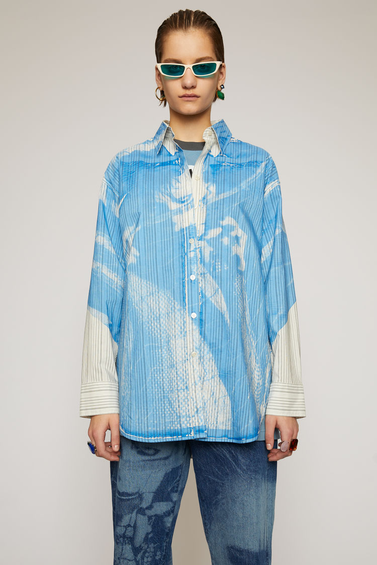 ACNE STUDIOS シャツ Acne Studios Magazine-print Shirt Off White
