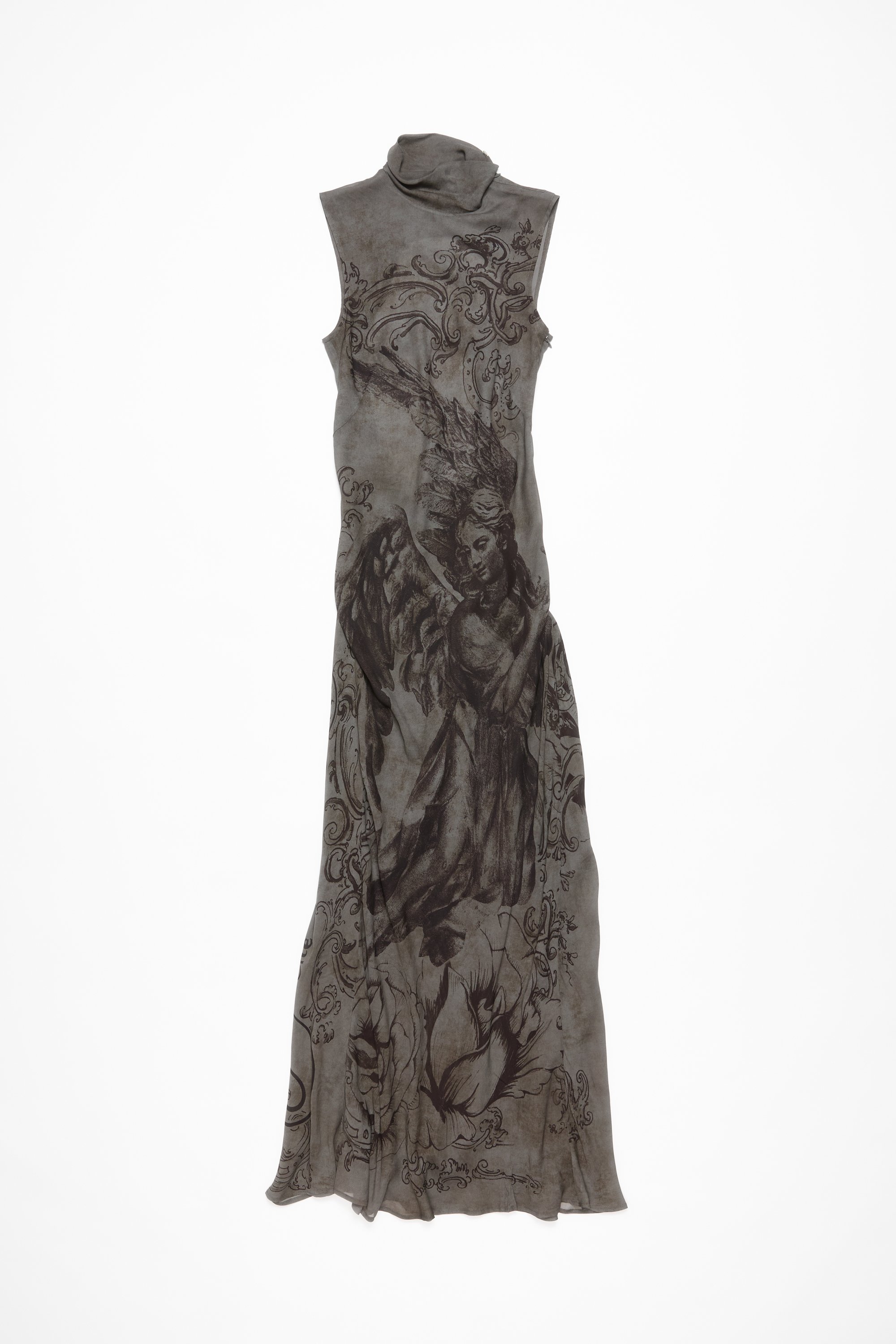 ACNE STUDIOS PRINTED MESH DRESS