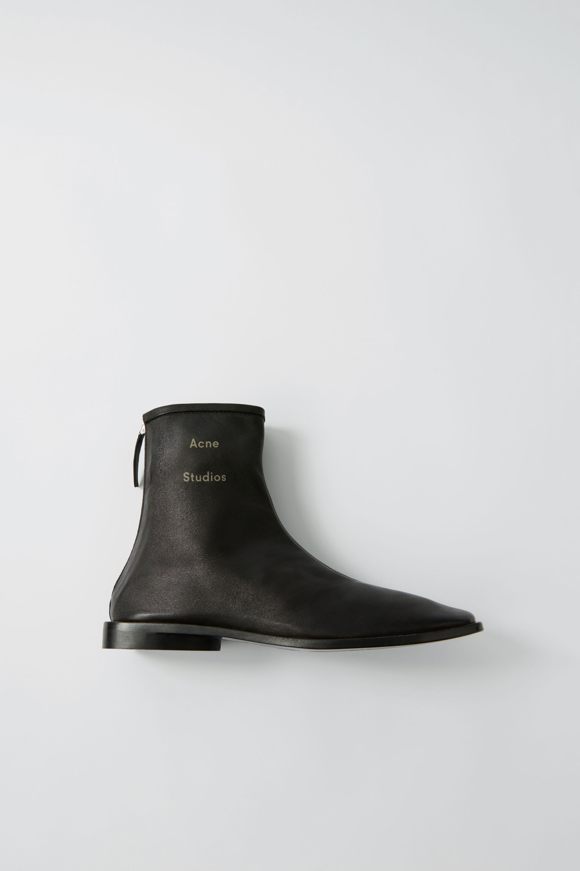 acne branded ankle boots