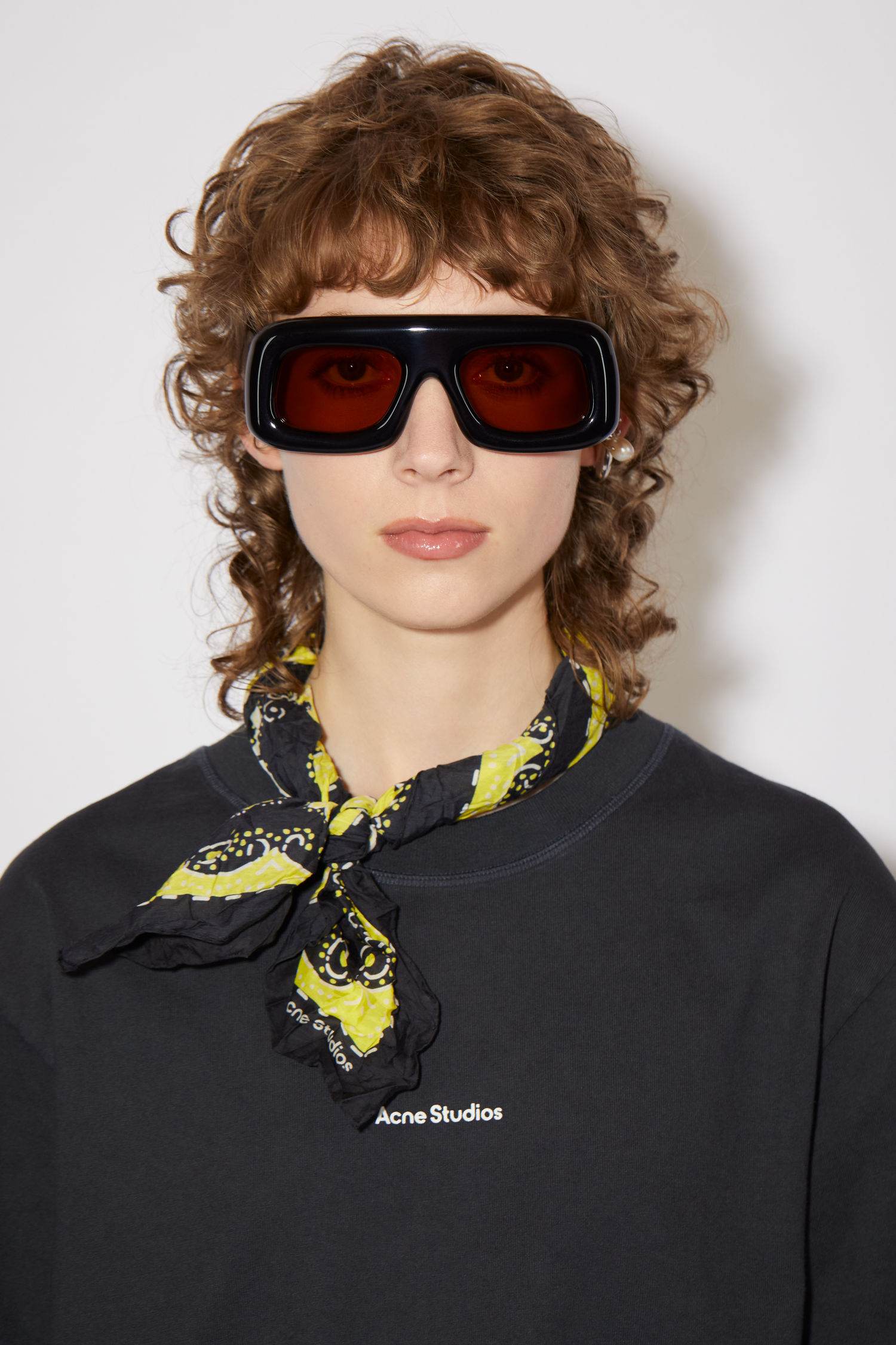 acne studios scarf black