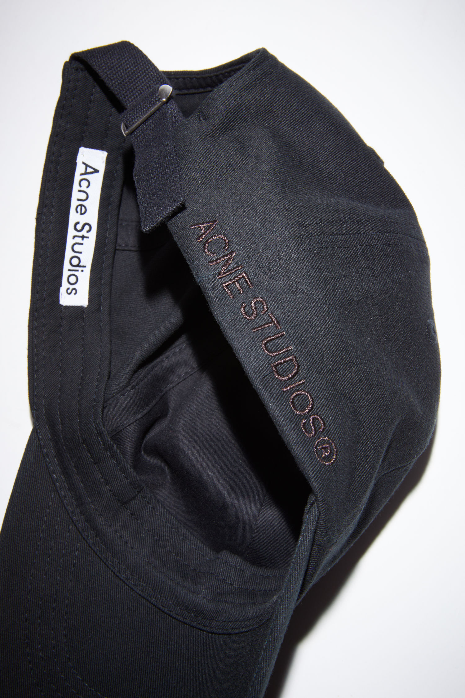 Acne Studios - Cotton baseball cap - Black
