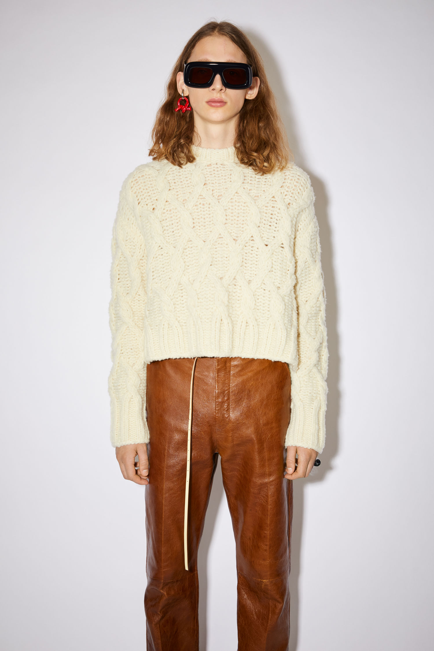 acne studios white sweater